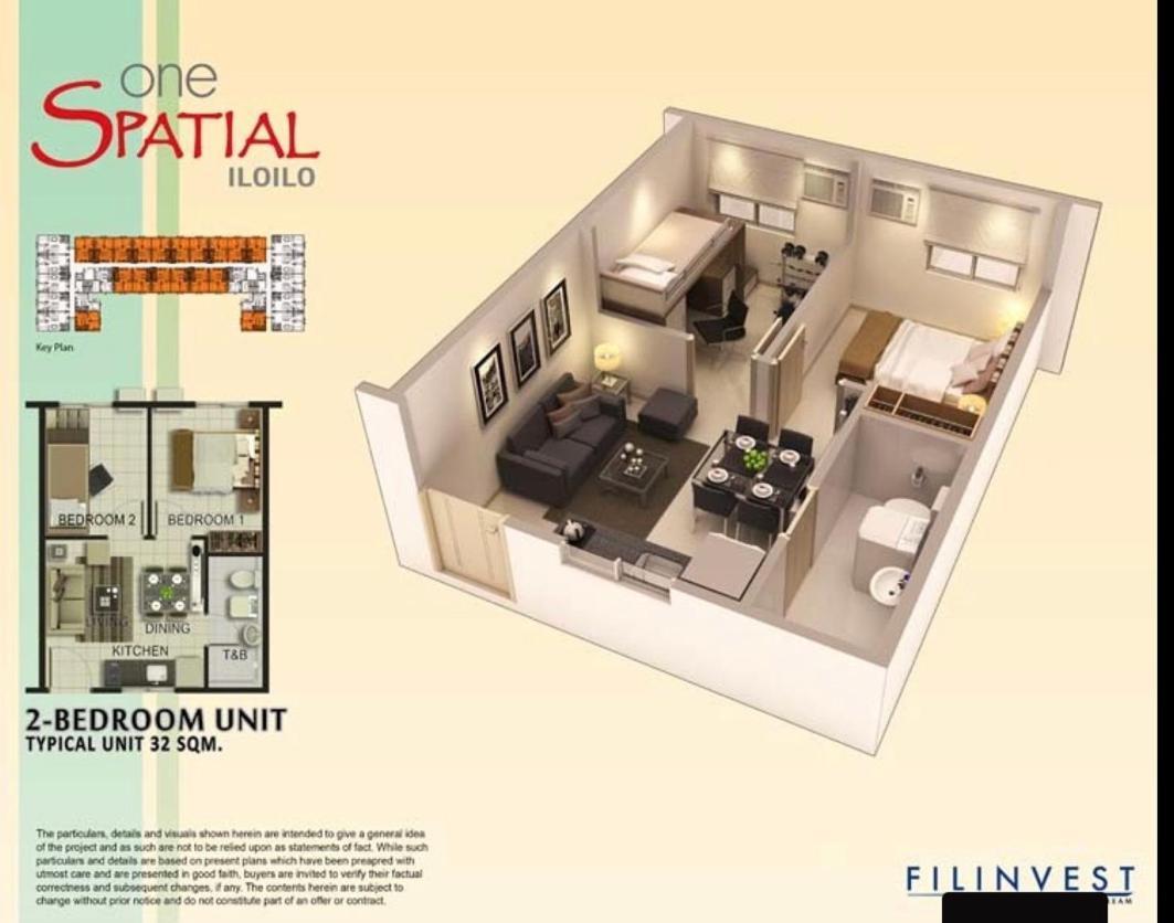 One Spatial Two Bedroom Condominium Unit With Pool And Gym Free Netflix And Wifi Илойло Сити Екстериор снимка